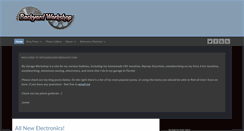 Desktop Screenshot of mygarageworkshop.com